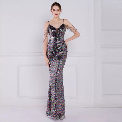 The Gwen Sequin Gown