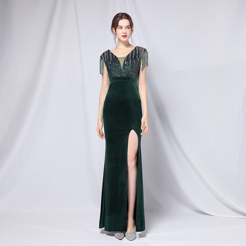 The Ashley Velvet Gown