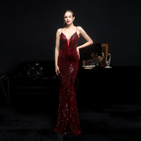 The Helena sequin gown