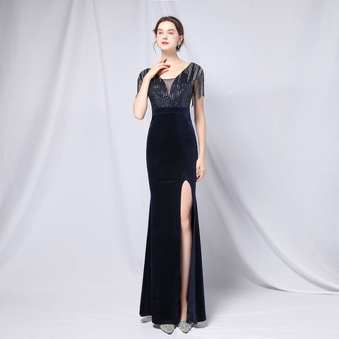 The Ashley Velvet Gown