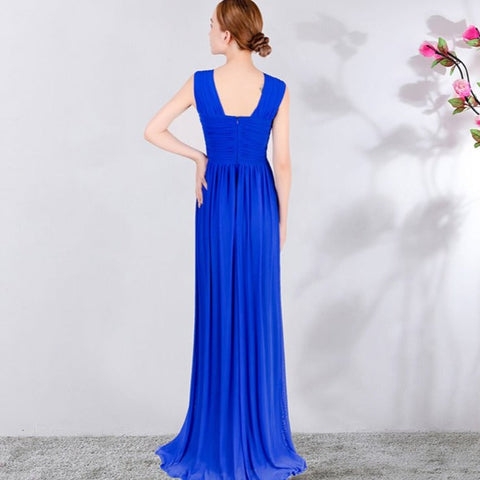 The Grecian style evening gown