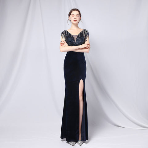 The Ashley Velvet Gown