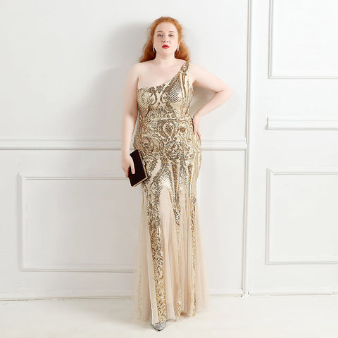 The Everlaine fishtail evening gown