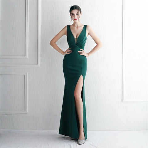 The Everlyn High Slit Gown