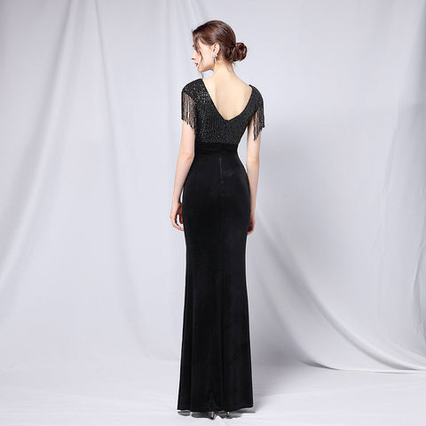 The Ashley Velvet Gown