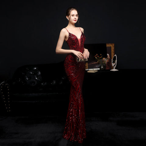 The Helena sequin gown