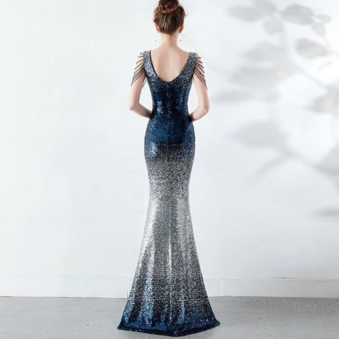 The Krystal gradient gown