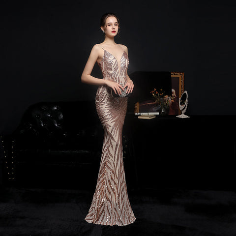 The Helena sequin gown