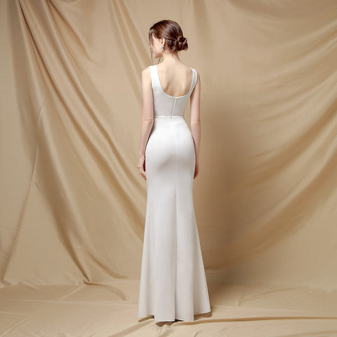 The Nora High Slit Gown