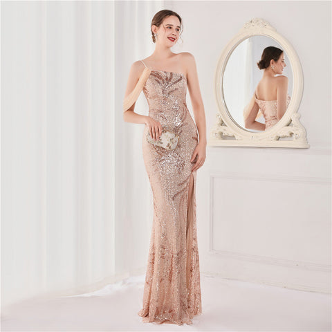 The Lindsey Sequin Gown