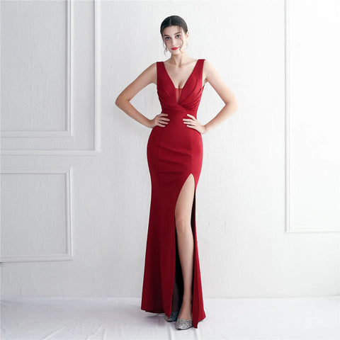 The Everlyn High Slit Gown