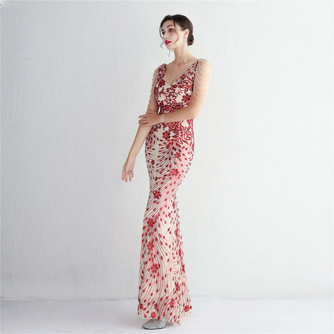 The Payton Floral Gown