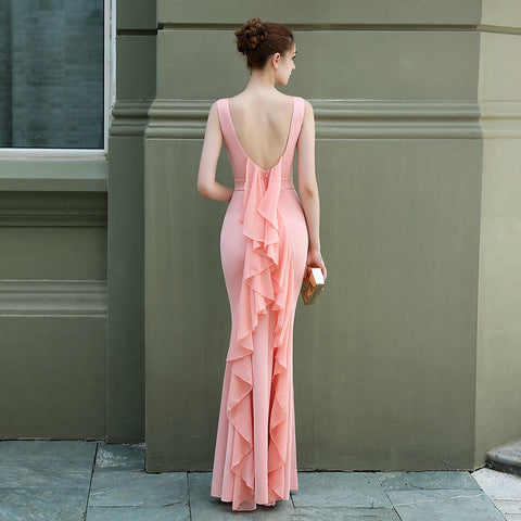 The Ruffle Bridesmaid gown