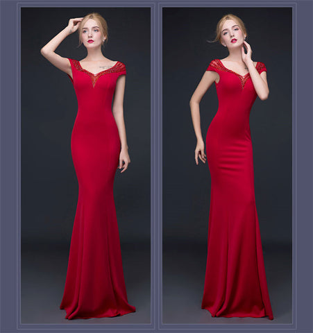 The Eva fishtail gown