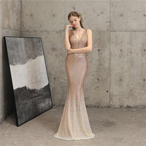 The Noella fishtail gown