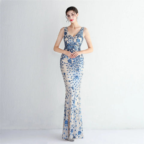 The Payton Floral Gown