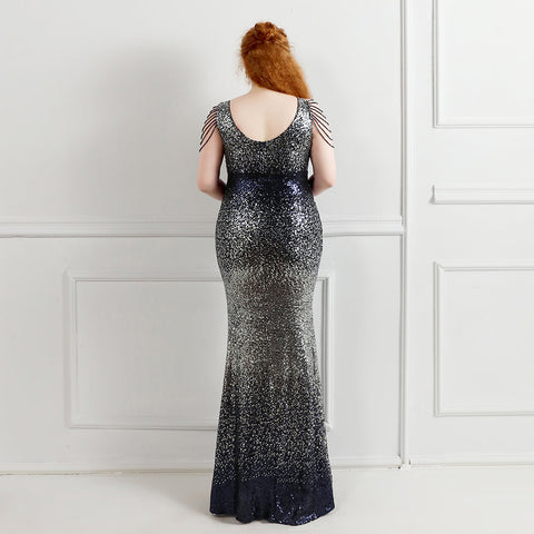 The Krystal gradient gown