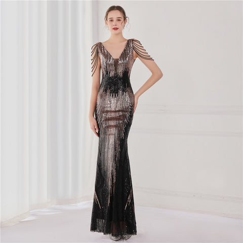 The Liah Sequin Gown