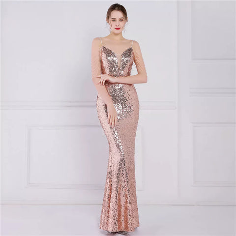 The Gwen Sequin Gown