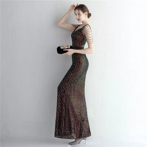 The Shirley Striped Gown