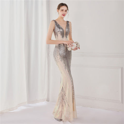 The Liah Sequin Gown