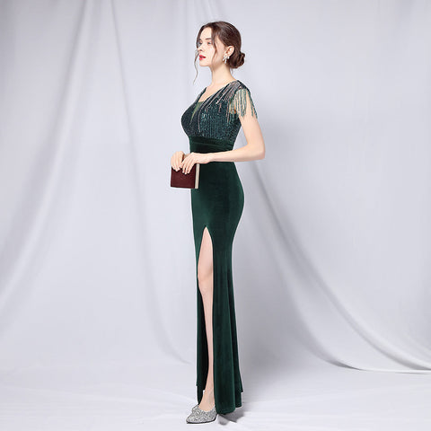 The Ashley Velvet Gown