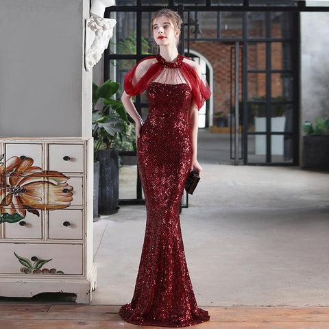 The Betty trumpet gown