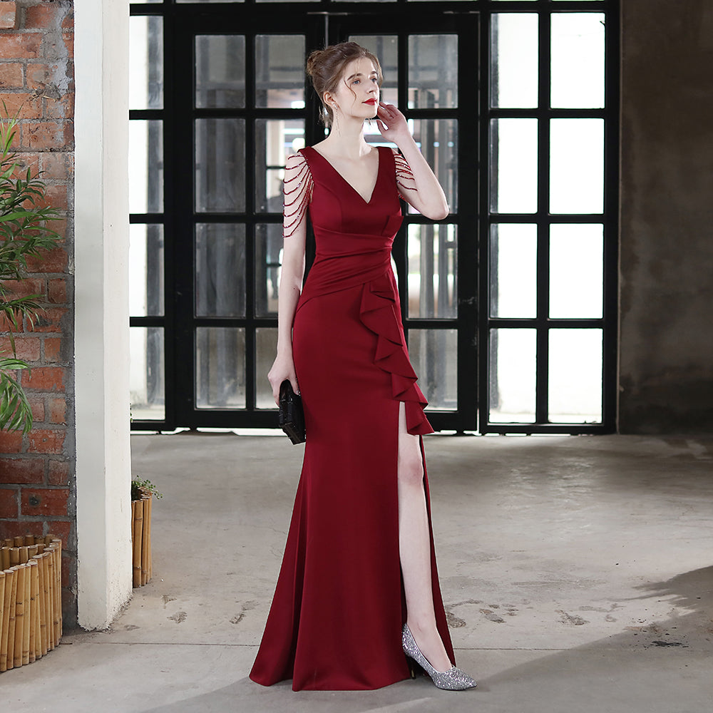 Alexis red gown best sale