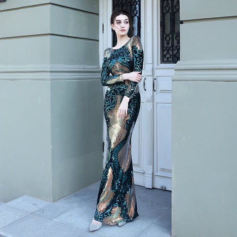 The Sophia sequin gown