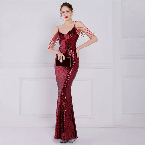 The Gwen Sequin Gown