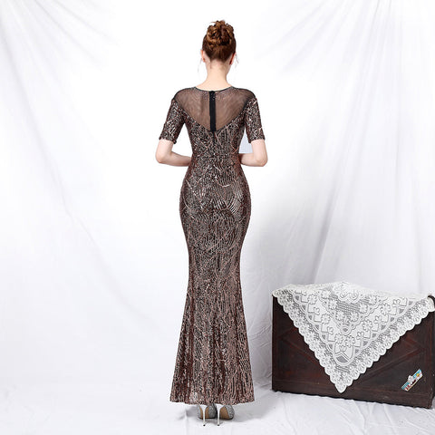 The Veronica  sequin gown