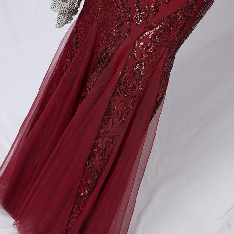 The Everlaine fishtail evening gown