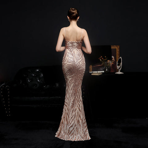 The Helena sequin gown