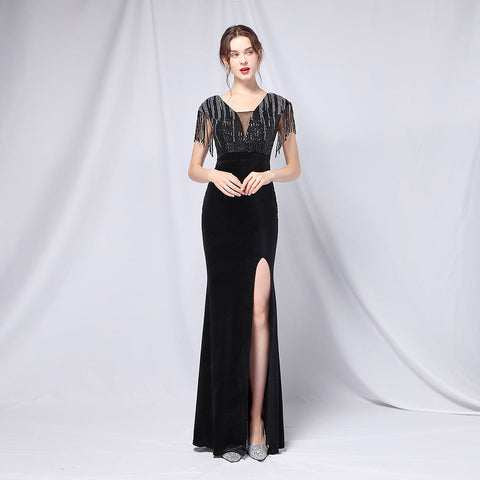 The Ashley Velvet Gown