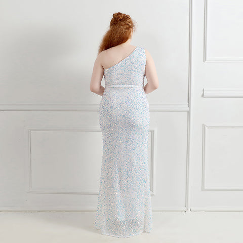 The Nina one shoulder gown