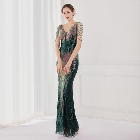 The Liah Sequin Gown