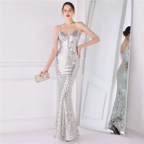 The Gwen Sequin Gown