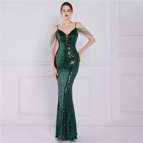 The Gwen Sequin Gown