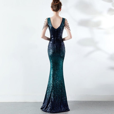 The Krystal gradient gown