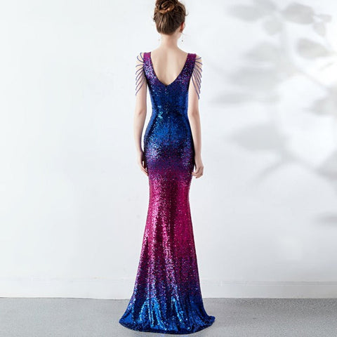 The Krystal gradient gown