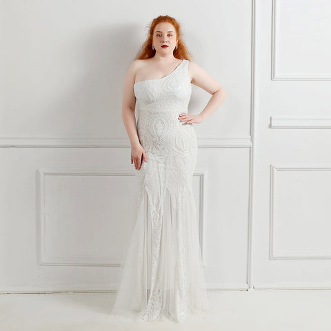 The Everlaine fishtail evening gown