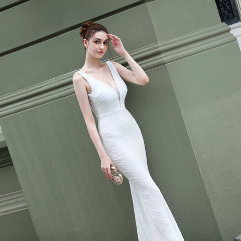 The Athena fishtail gown