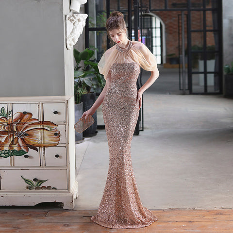 The Charlie sequin gown