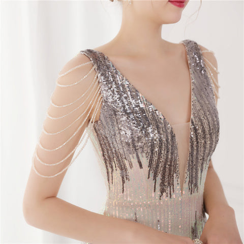 The Liah Sequin Gown