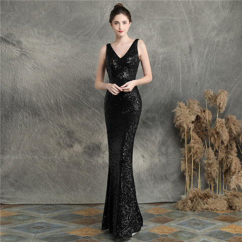 The Chloe sequin gown