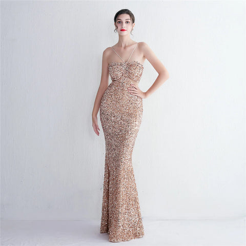 The Kimi Halter Gown