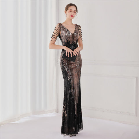 The Liah Sequin Gown