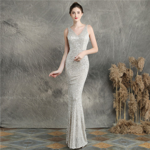 The Chloe sequin gown