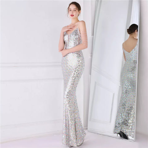 The Gwen Sequin Gown