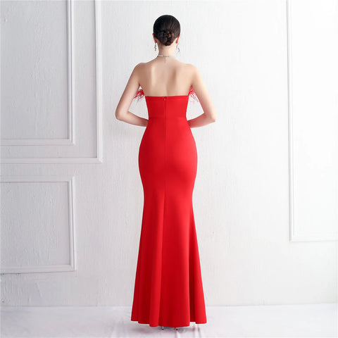 The Skylar Strapless Gown